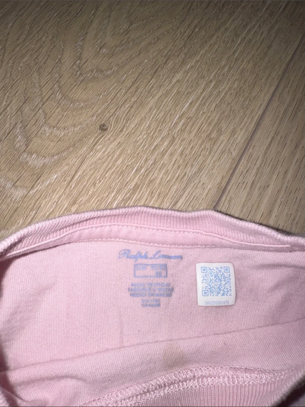 Ralph Lauren Pink Ruffle-Hem Crewneck Sweater Top